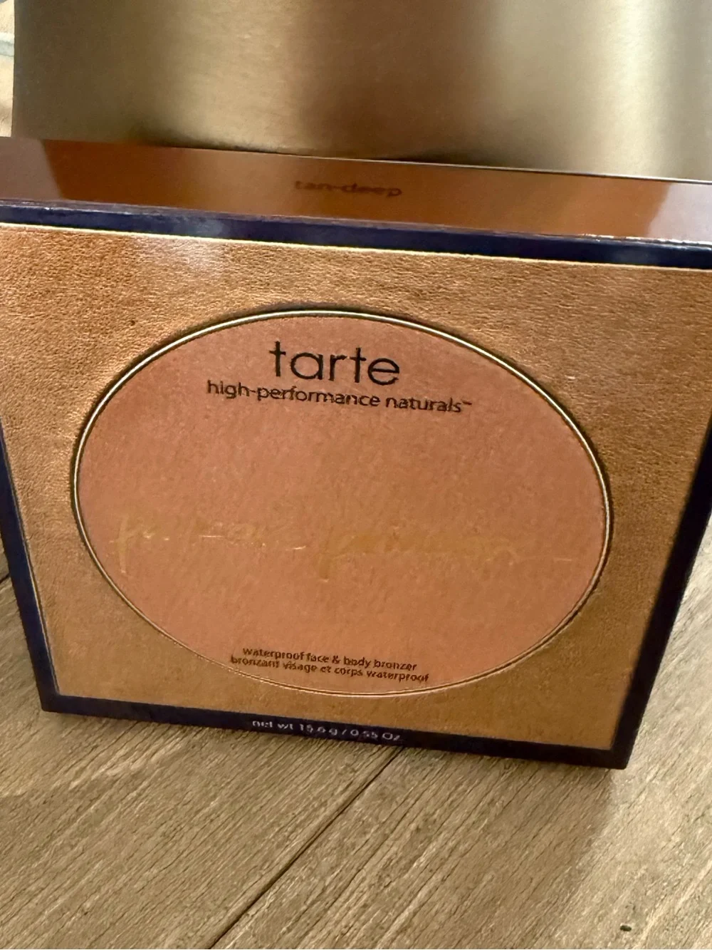 Tarte tan/deep park ave matte face & body bronzer with kabuki brush NEW